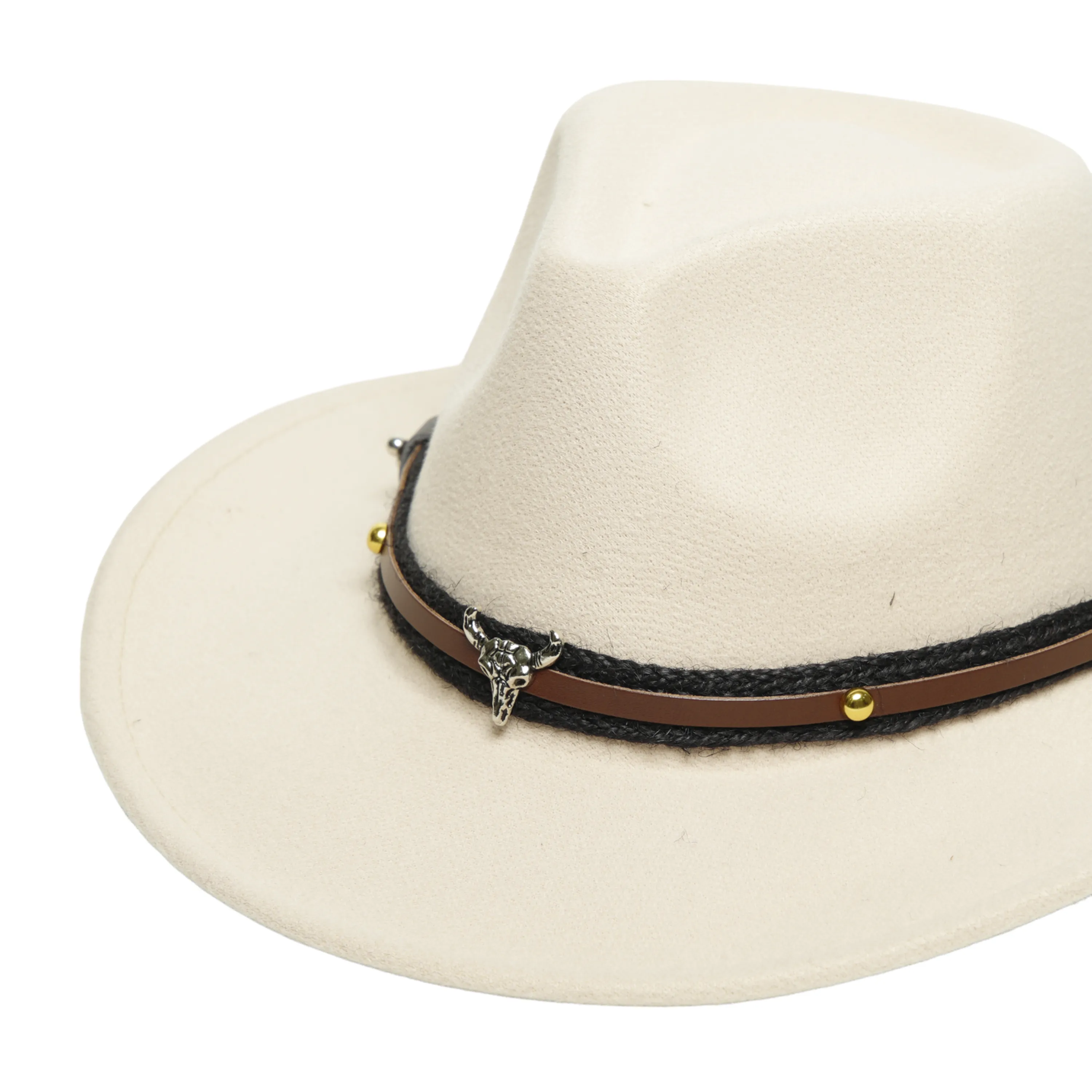 Chokore American Cowhead cowboy Hat (Off White)