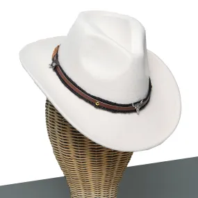 Chokore American Cowhead cowboy Hat (Off White)