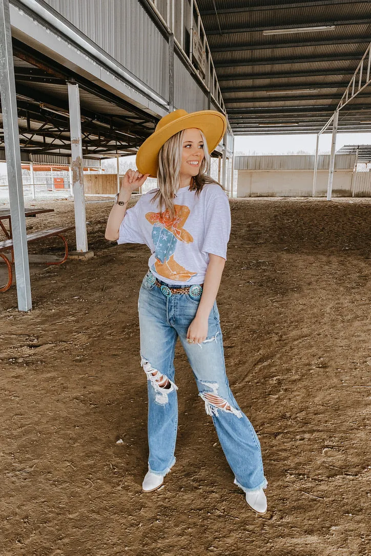 Country Girl Oversized Graphic Tee