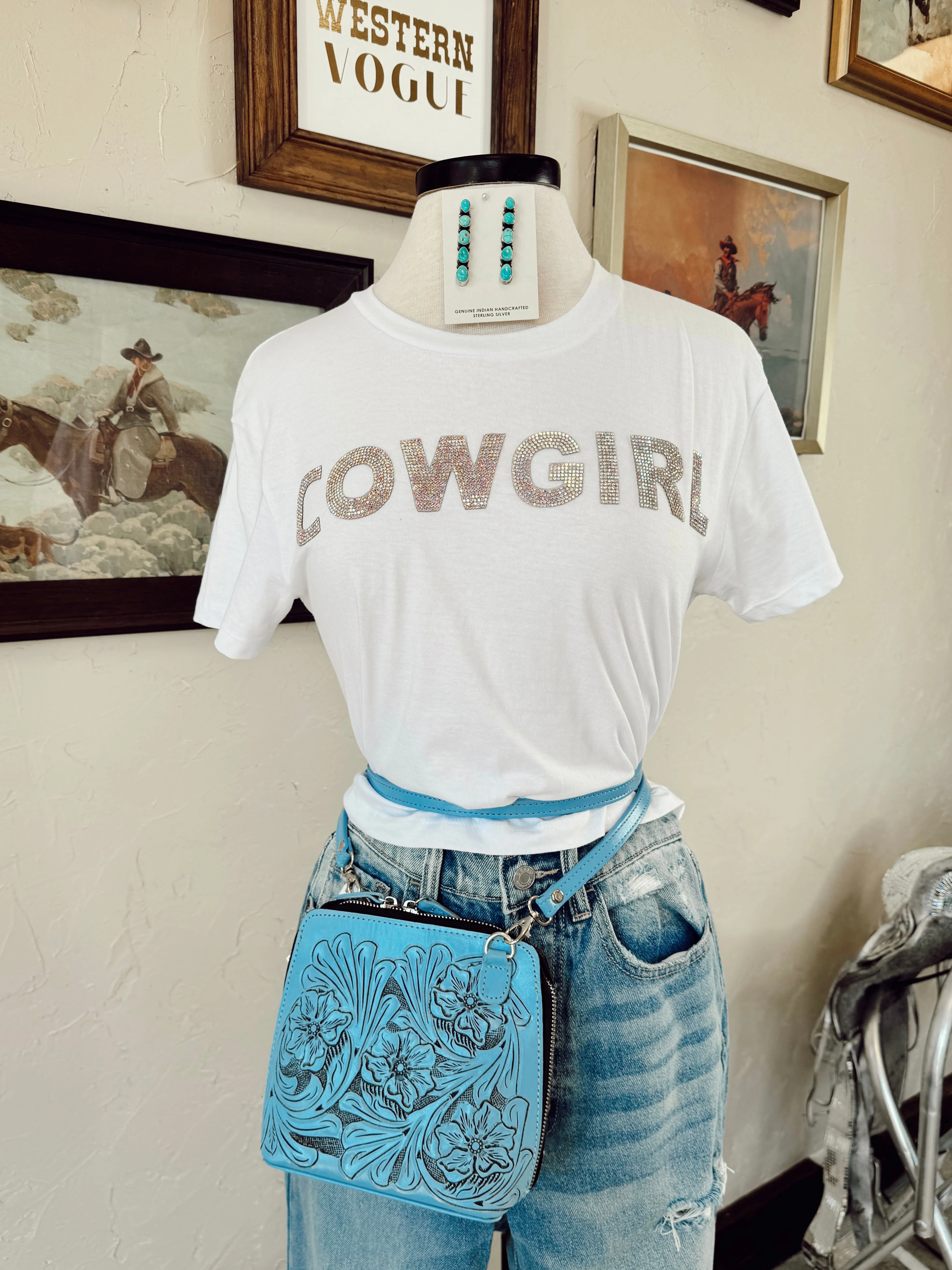 Cowgirl Cropped T-Shirt