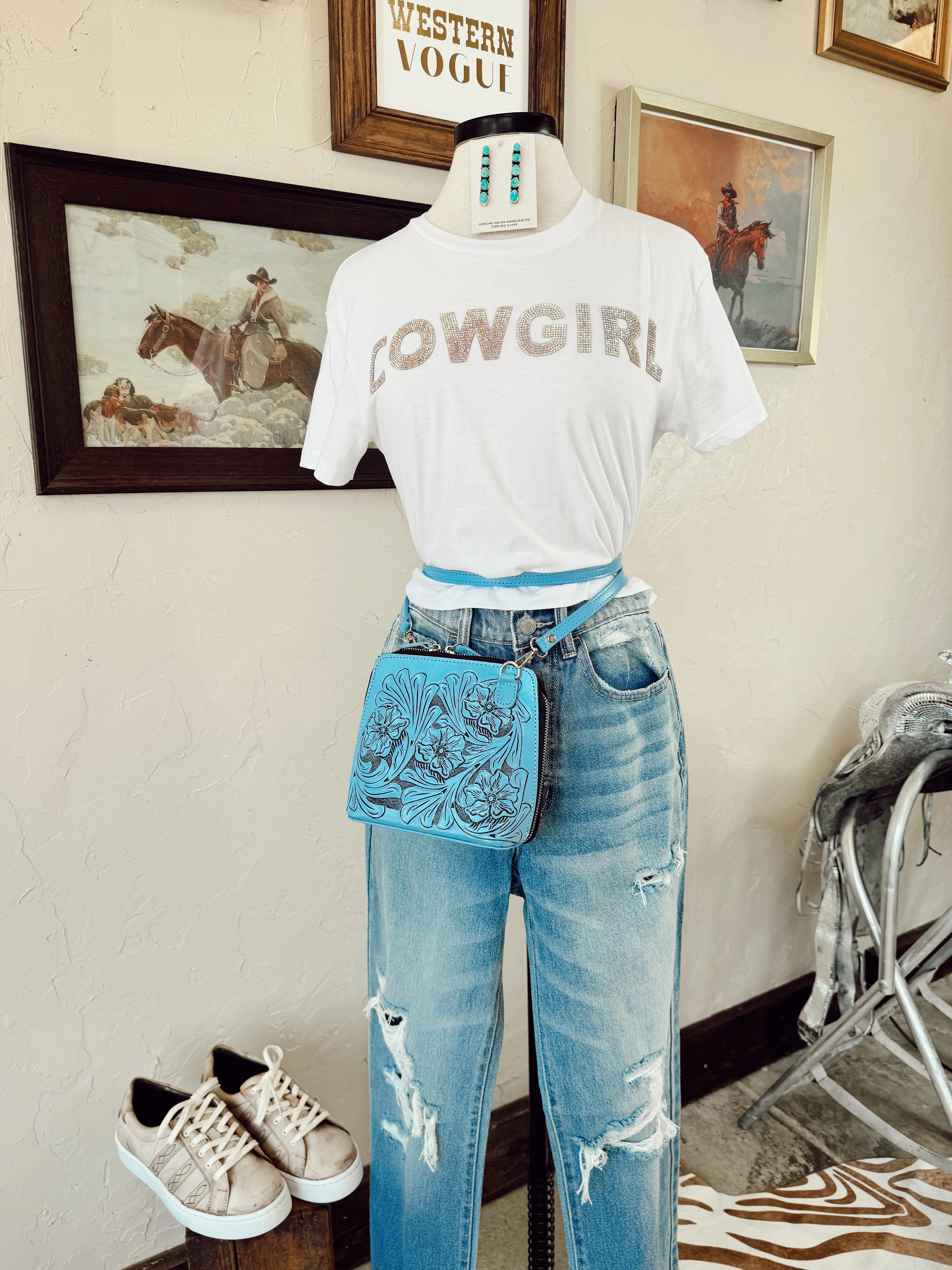 Cowgirl Cropped T-Shirt