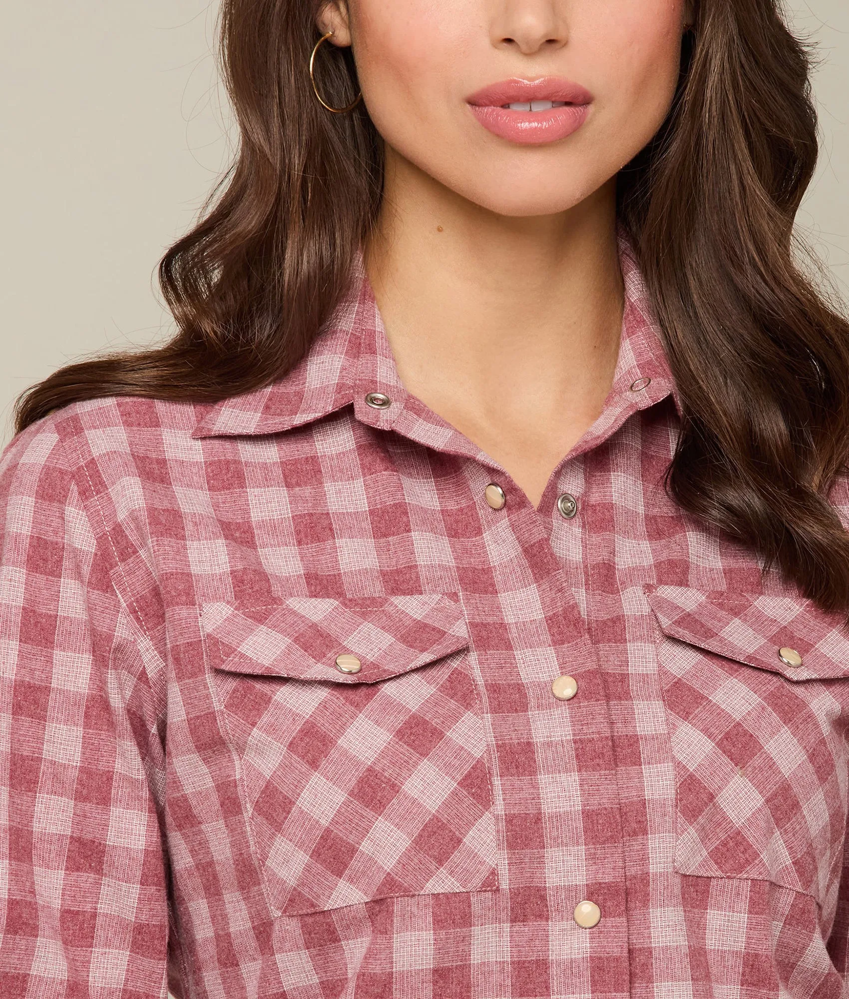 Creede Flannel :: Cranberry