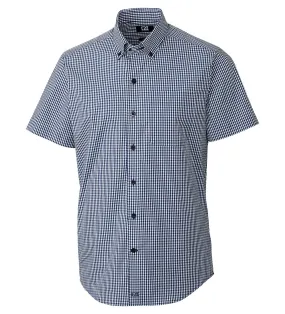 Cutter & Buck Anchor Short Sleeve Stretch Gingham Sport Shirt