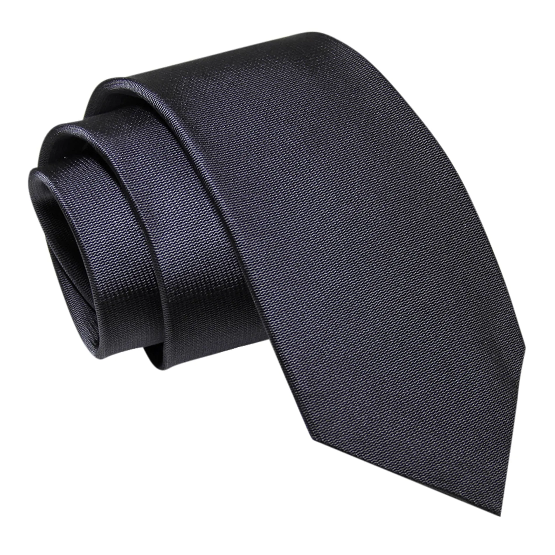 Deerfield Grey Silk Tie