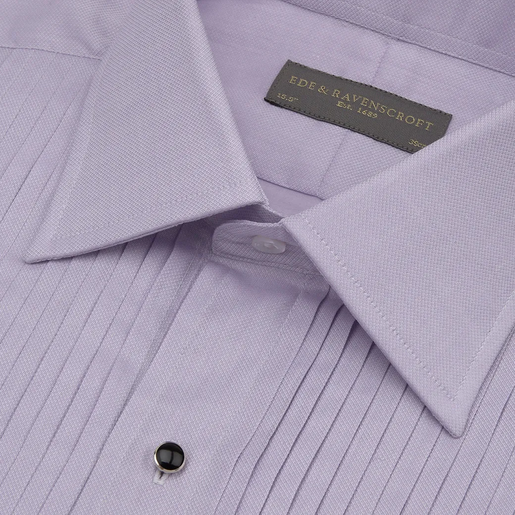 Dempsey Lilac Pleated Dress Shirt