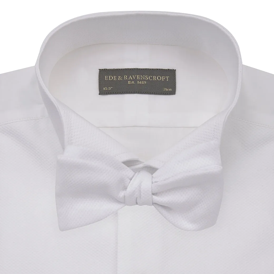 Dryden White Marcella wing collar shirt