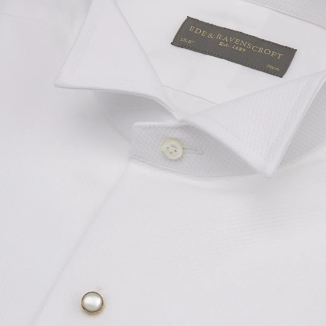 Dryden White Marcella wing collar shirt