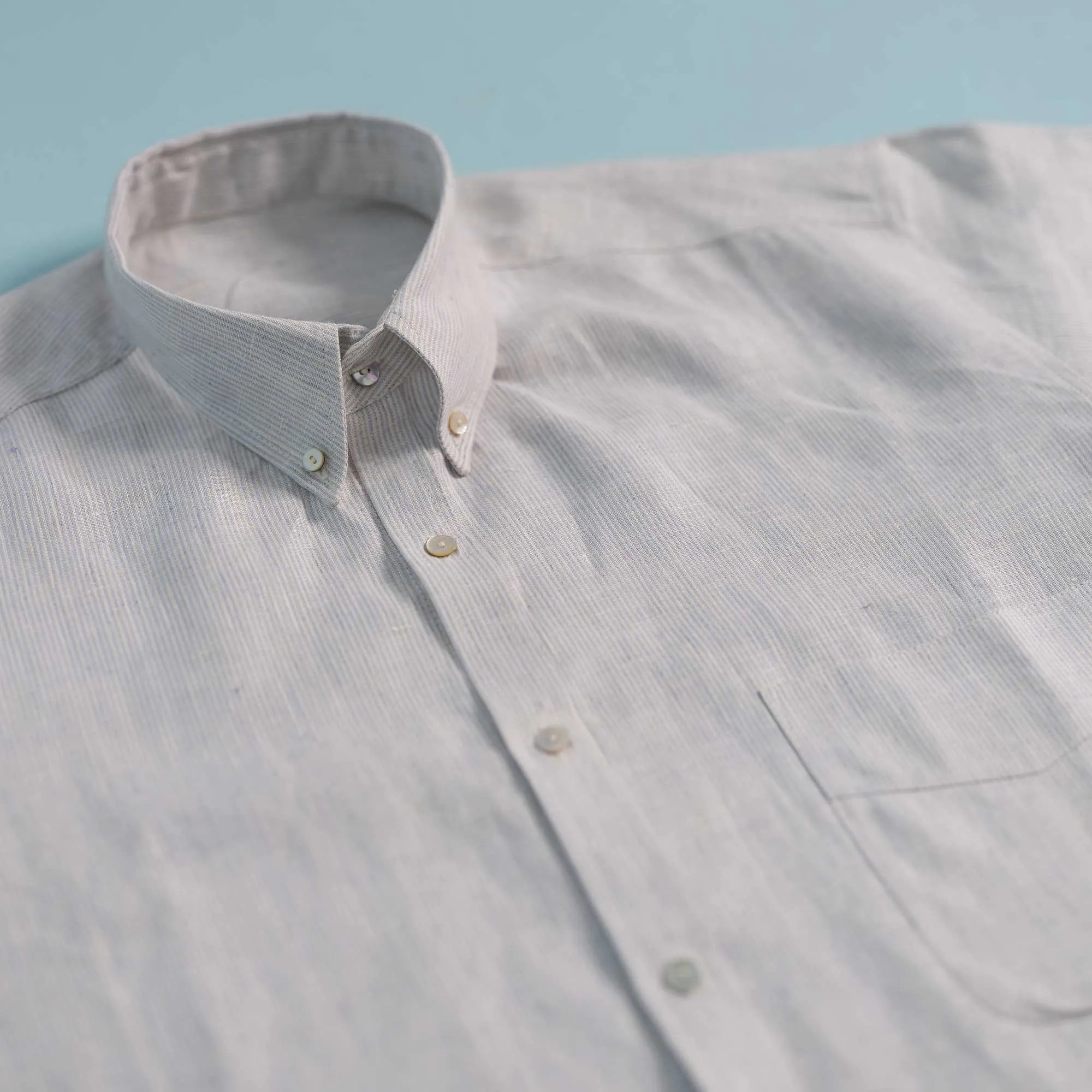 Eco-Couture 100% Organic Hemp Oxford Shirt (Closeout - Final Sale)