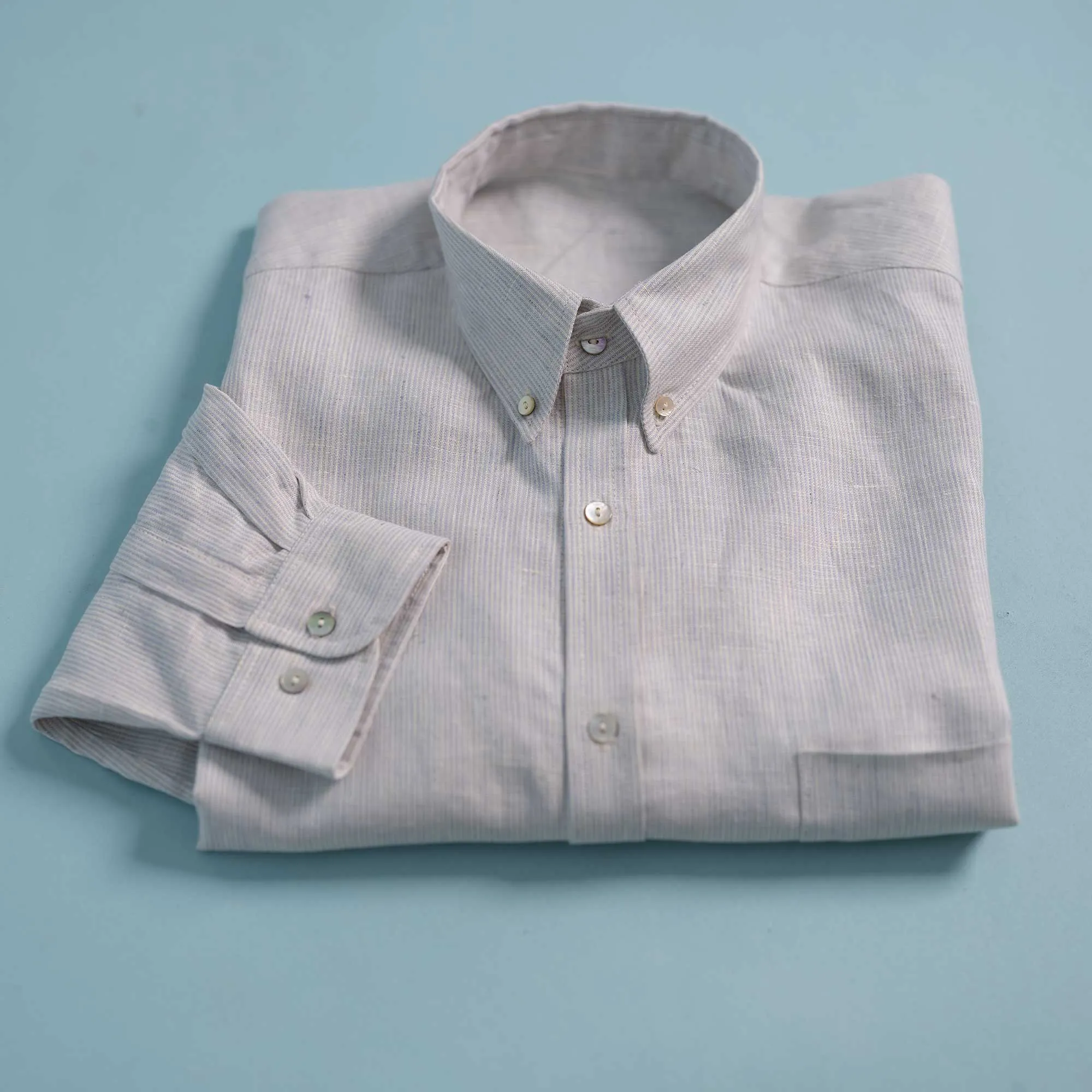 Eco-Couture 100% Organic Hemp Oxford Shirt (Closeout - Final Sale)