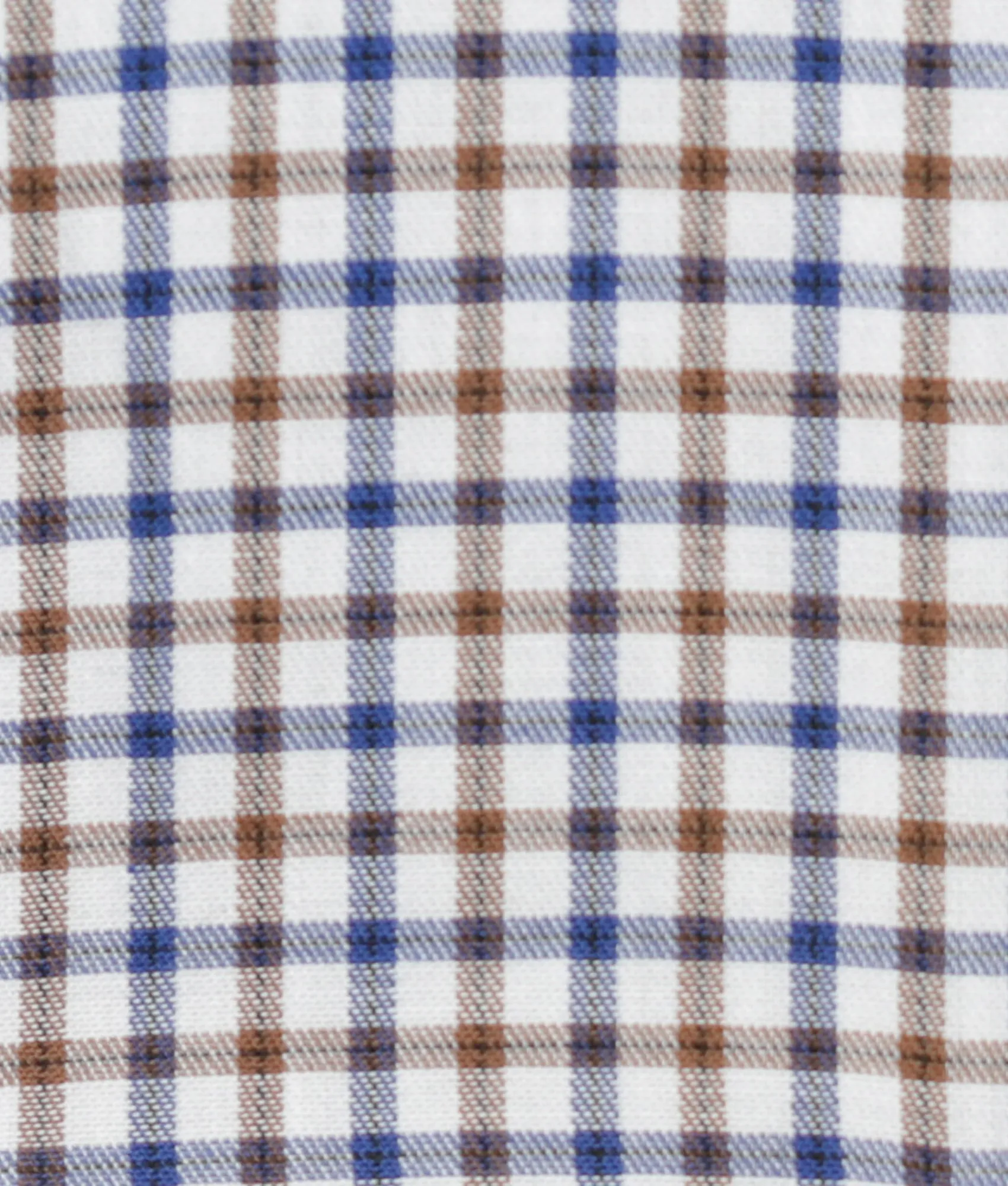 El Paso Plaids :: Navy & Brown Tattersall