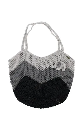 ELEPH ZIGZAG CROCHET - L : Black