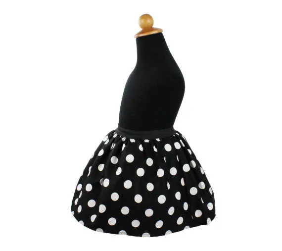 Girl's Classic Large Polka Dots Skirt #GS-BP