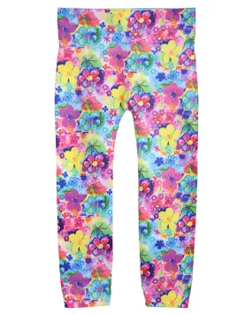 Girls' Spring Fever Flower Comfort Stretch Leggings