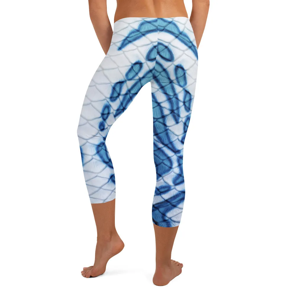 Glaucus Atlanticus Capri Leggings