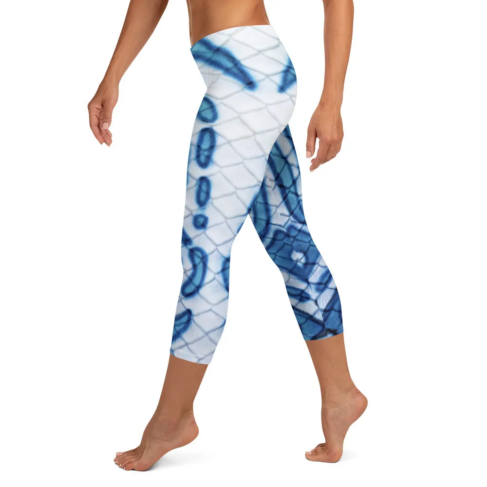 Glaucus Atlanticus Capri Leggings