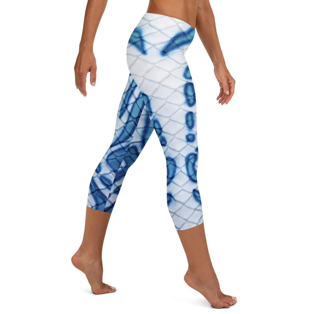 Glaucus Atlanticus Capri Leggings