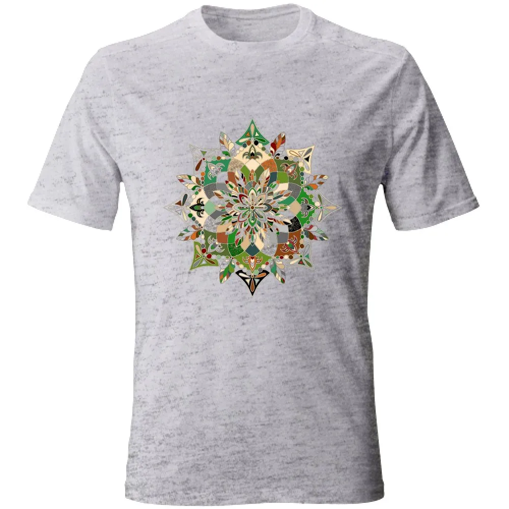 Hand-Drawn Mandala Art T-Shirt - Unisex Soft Tee