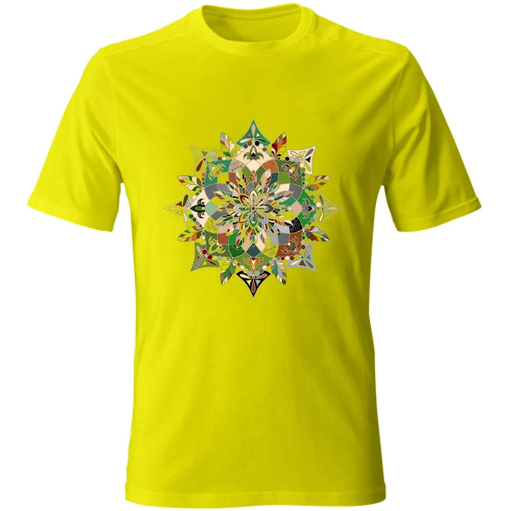 Hand-Drawn Mandala Art T-Shirt - Unisex Soft Tee