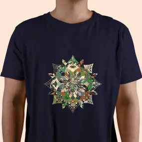 Hand-Drawn Mandala Art T-Shirt - Unisex Soft Tee