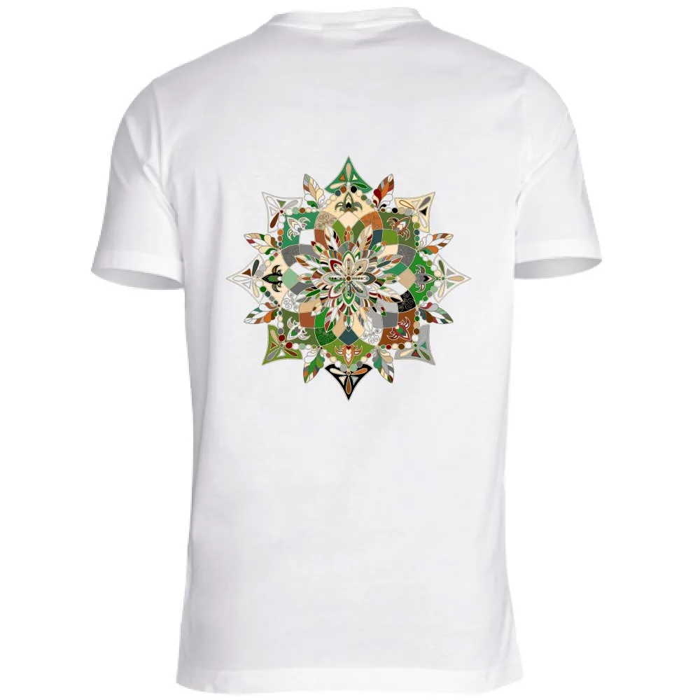 Hand-Drawn Mandala Art T-Shirt - Unisex Soft Tee