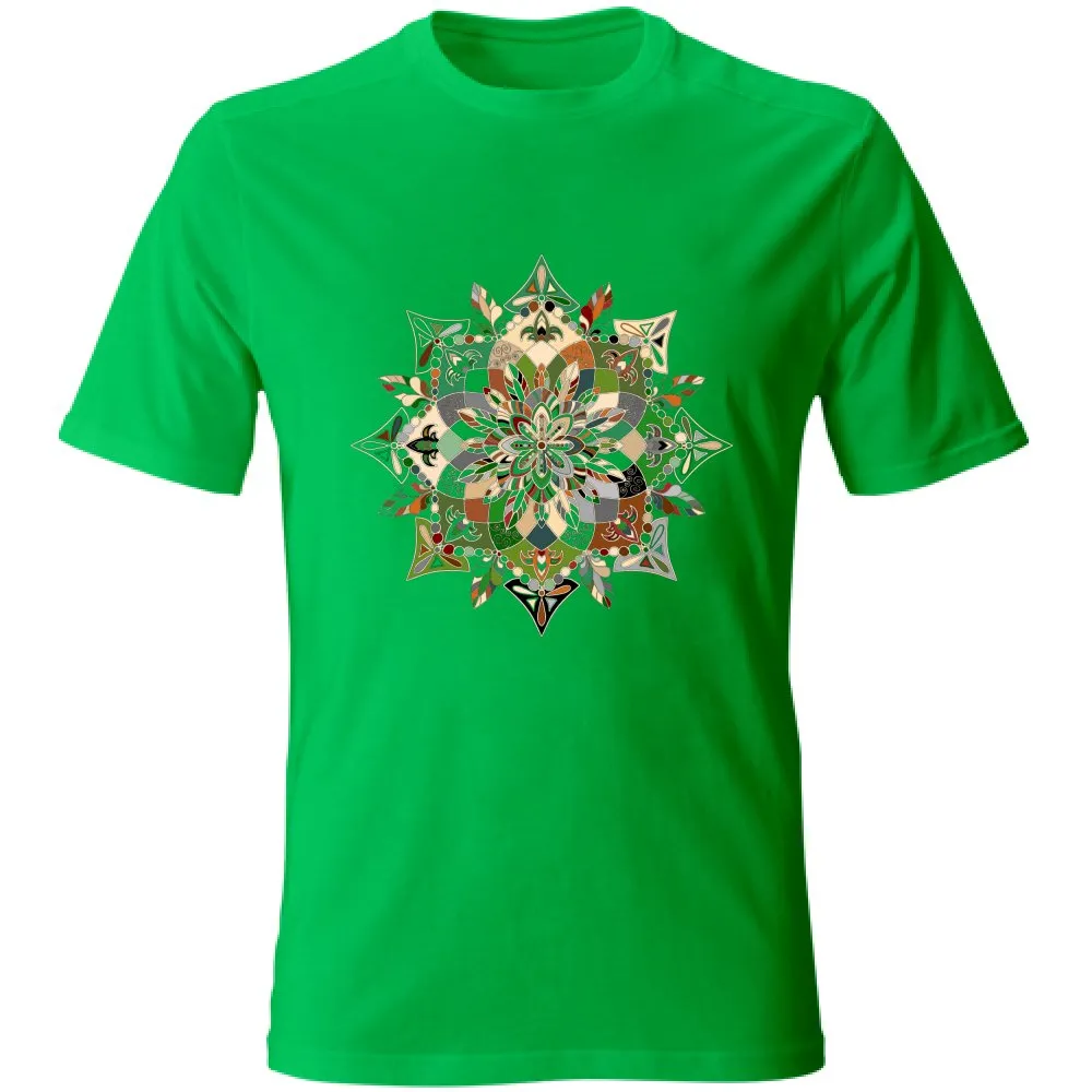 Hand-Drawn Mandala Art T-Shirt - Unisex Soft Tee