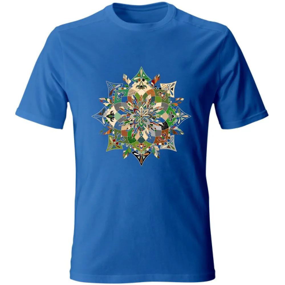 Hand-Drawn Mandala Art T-Shirt - Unisex Soft Tee