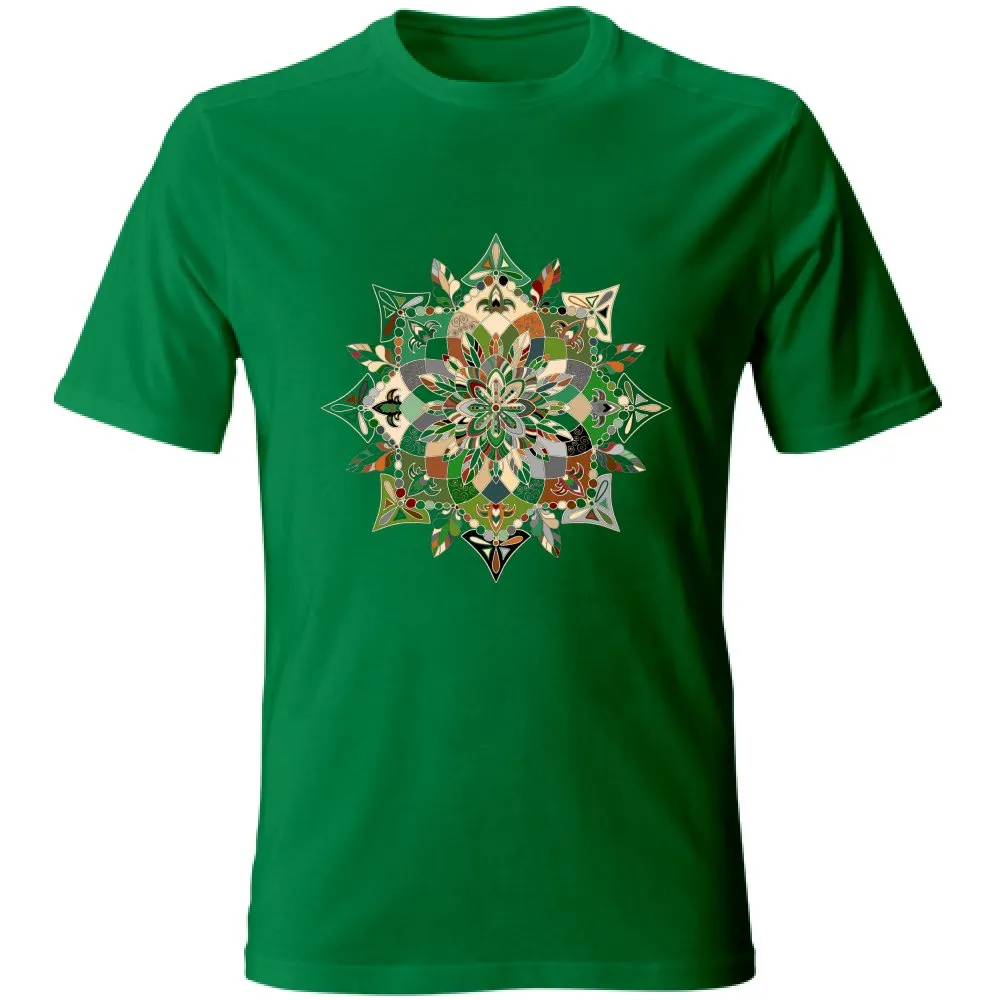 Hand-Drawn Mandala Art T-Shirt - Unisex Soft Tee