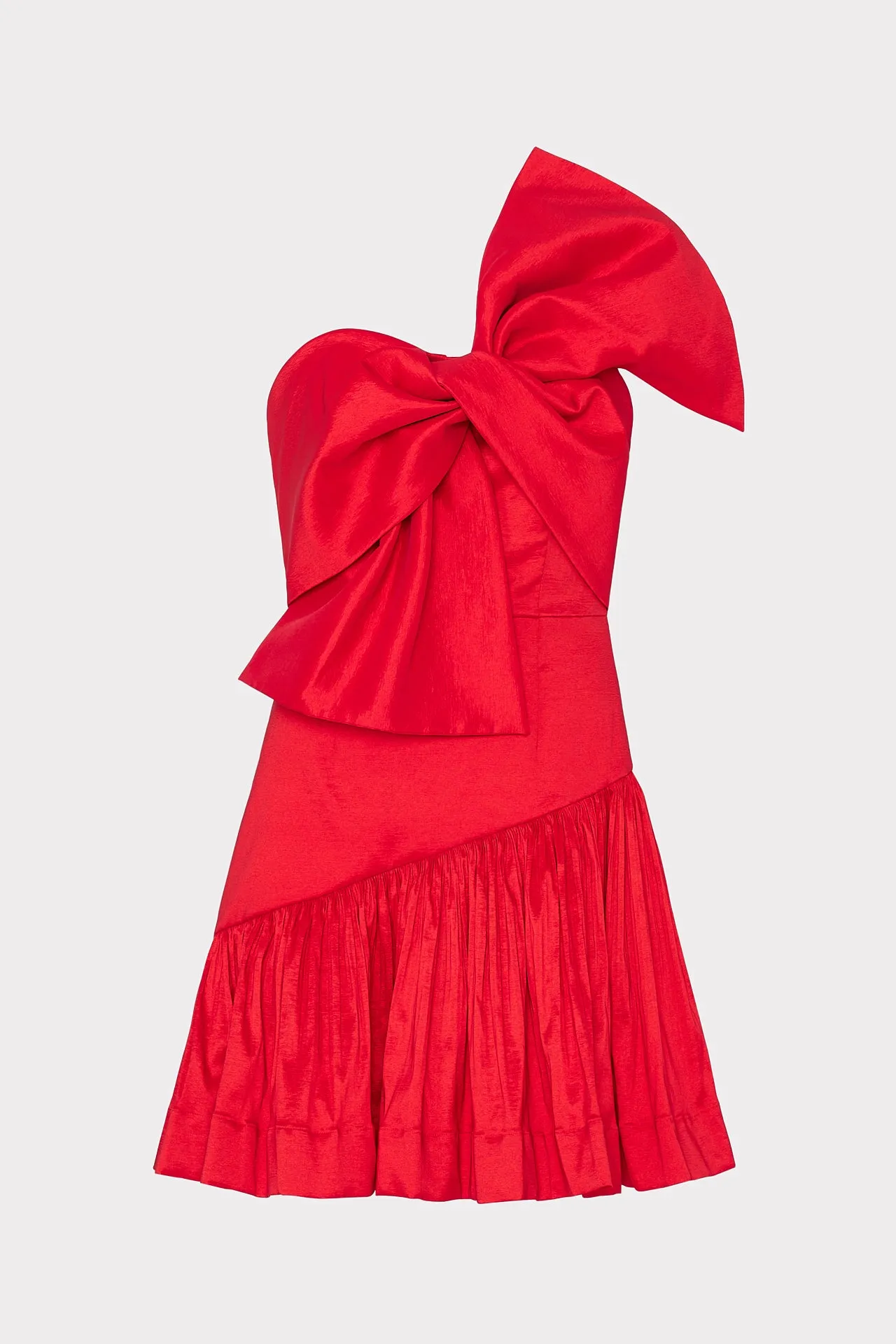 Harley Bow Taffeta Mini Dress