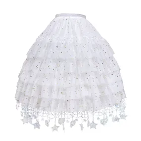 Instant Shipping! Lovely Star Lace Underskirt