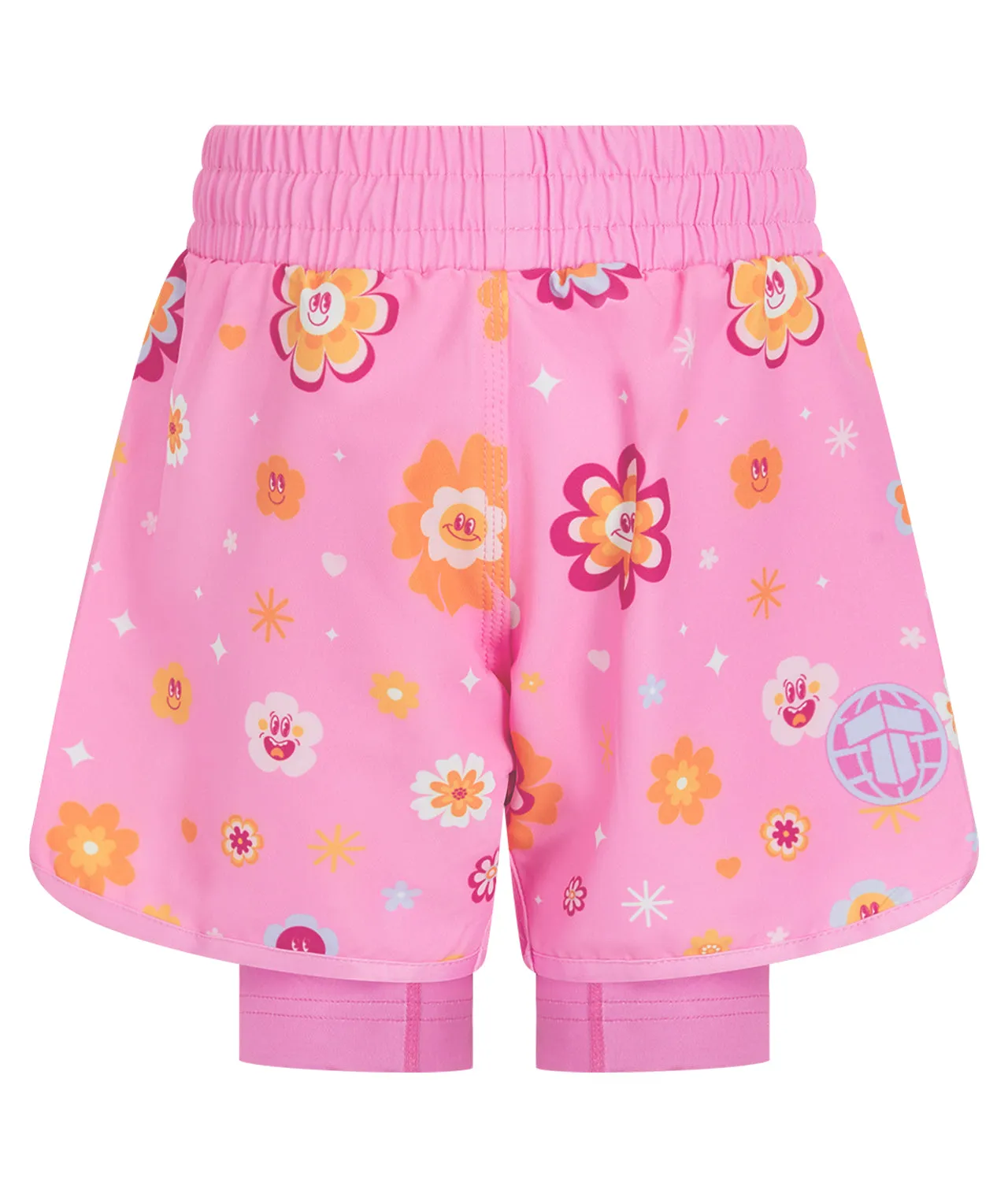 Kids Flower Power Hybrid Shorts