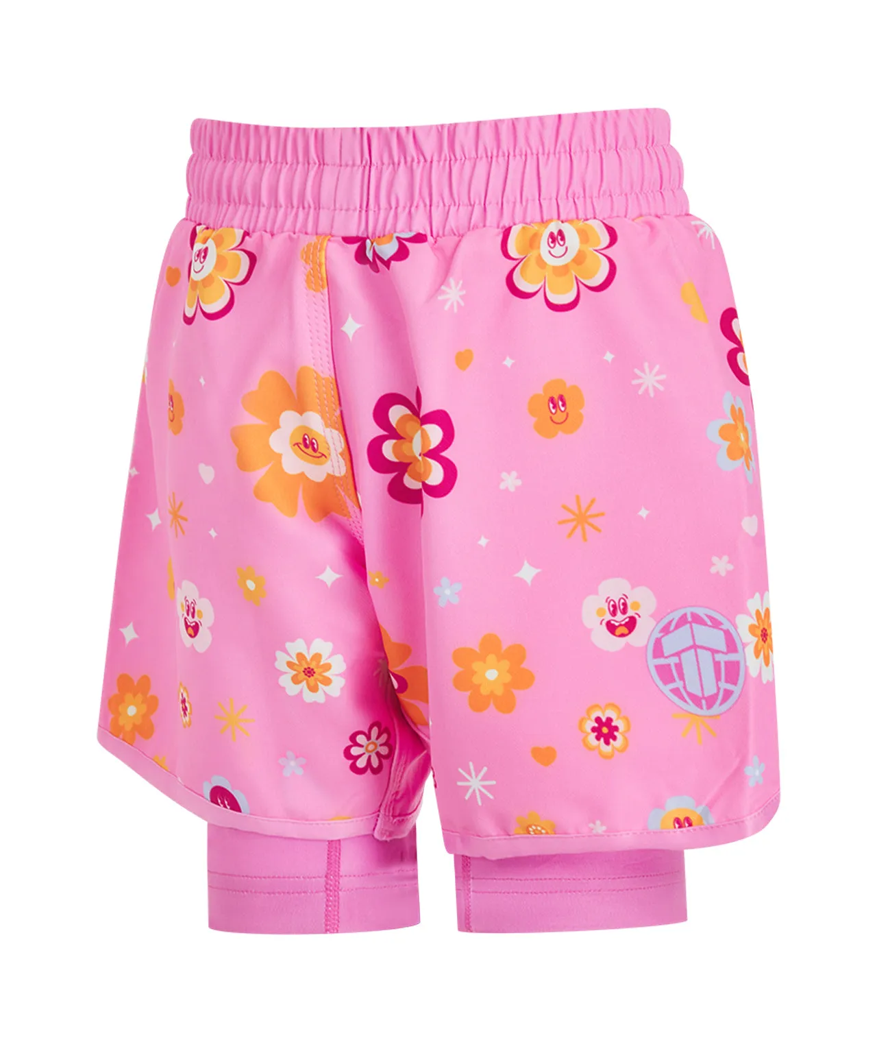 Kids Flower Power Hybrid Shorts