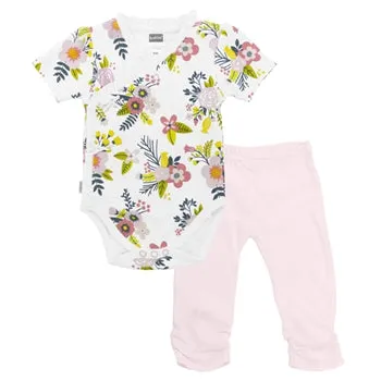 Little Garden | SS Wrap Bodysuit & Legging Set