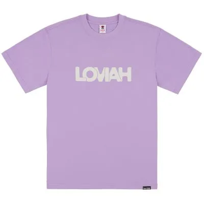 Loviah Overlap Tee Violet