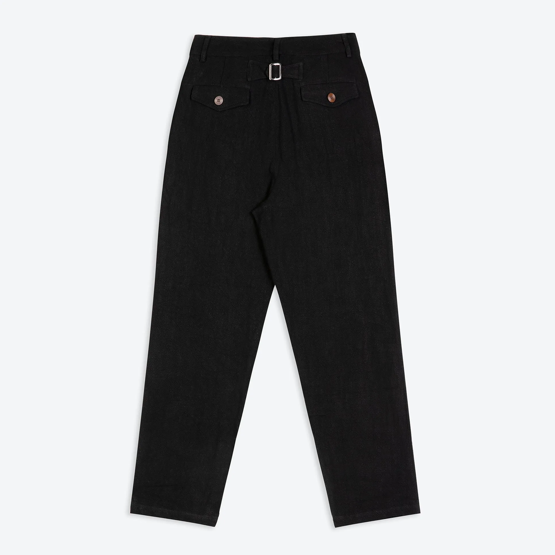 Lowie Viscose Linen Black Natalie Trouser