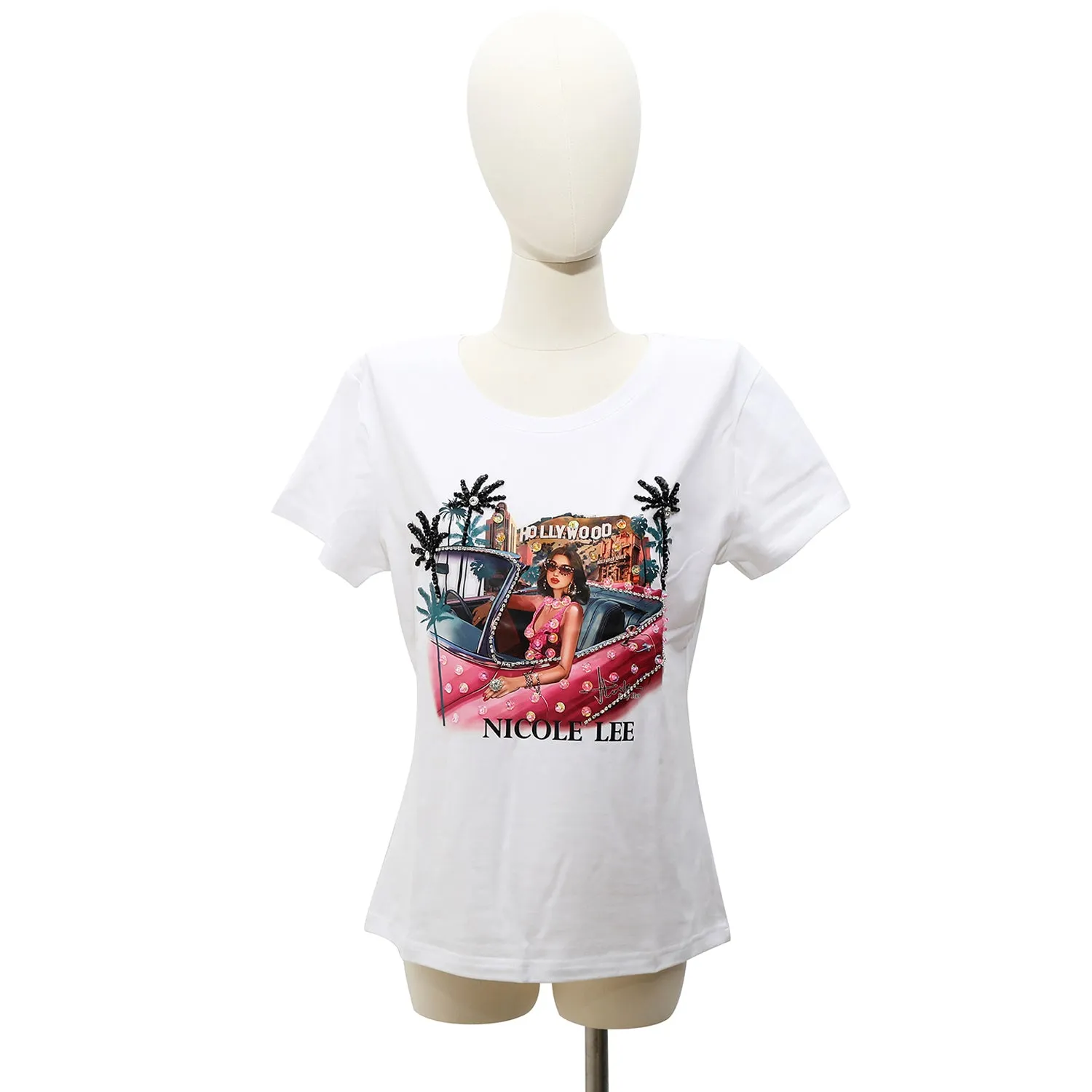 NICOLE LEE FASHION BLING SHIRT