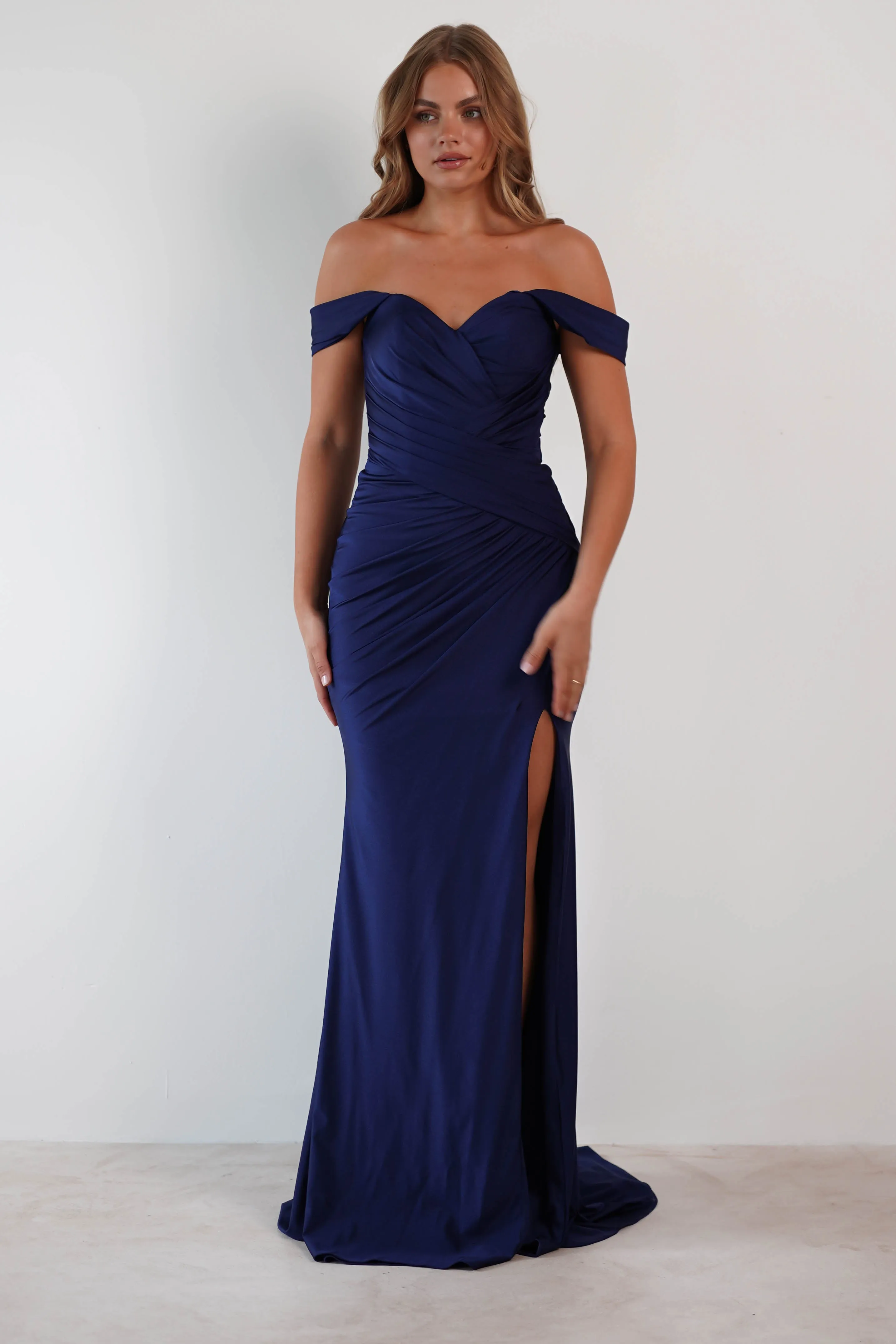 Pepper Bodycon Gown | Navy