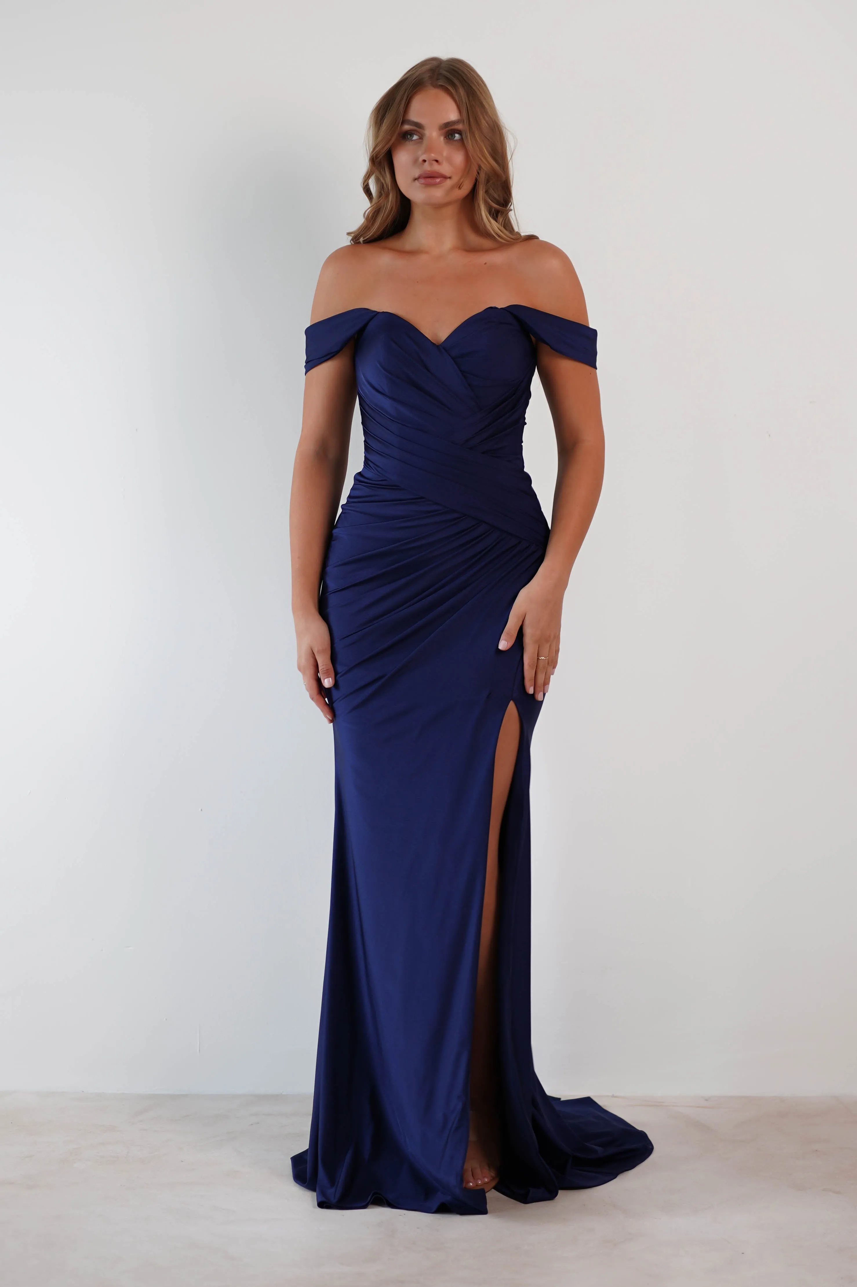 Pepper Bodycon Gown | Navy