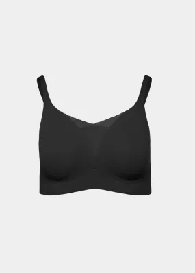 Perforated Gel Bra with Mesh Detail