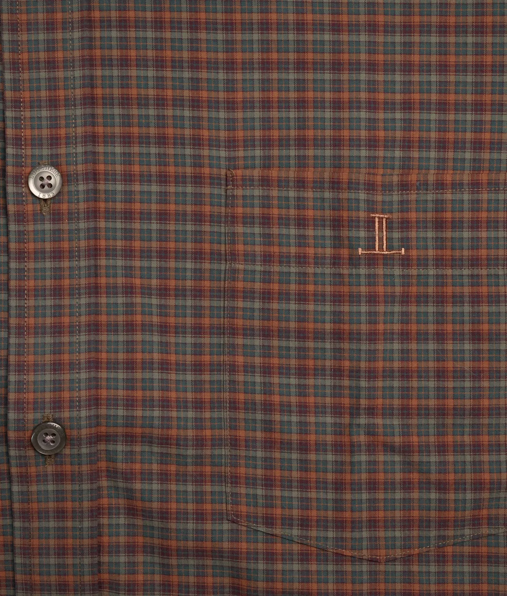 San Antonio :: Pine & Walnut Mini Plaid