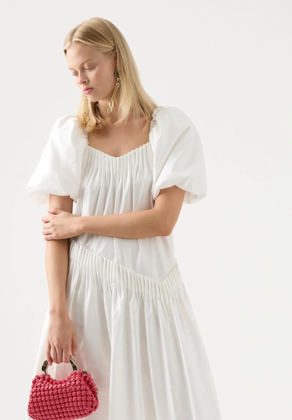 Severine Smock Midi - Ivory