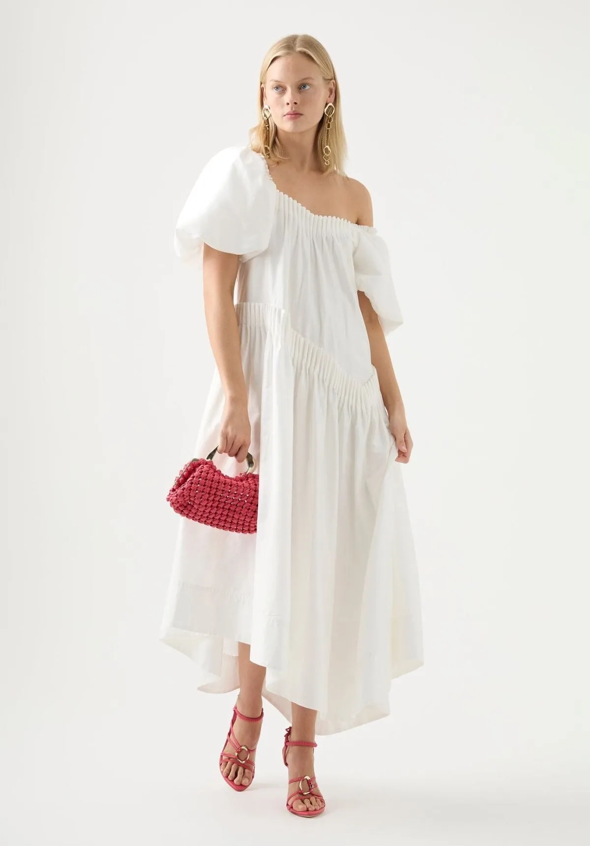 Severine Smock Midi - Ivory