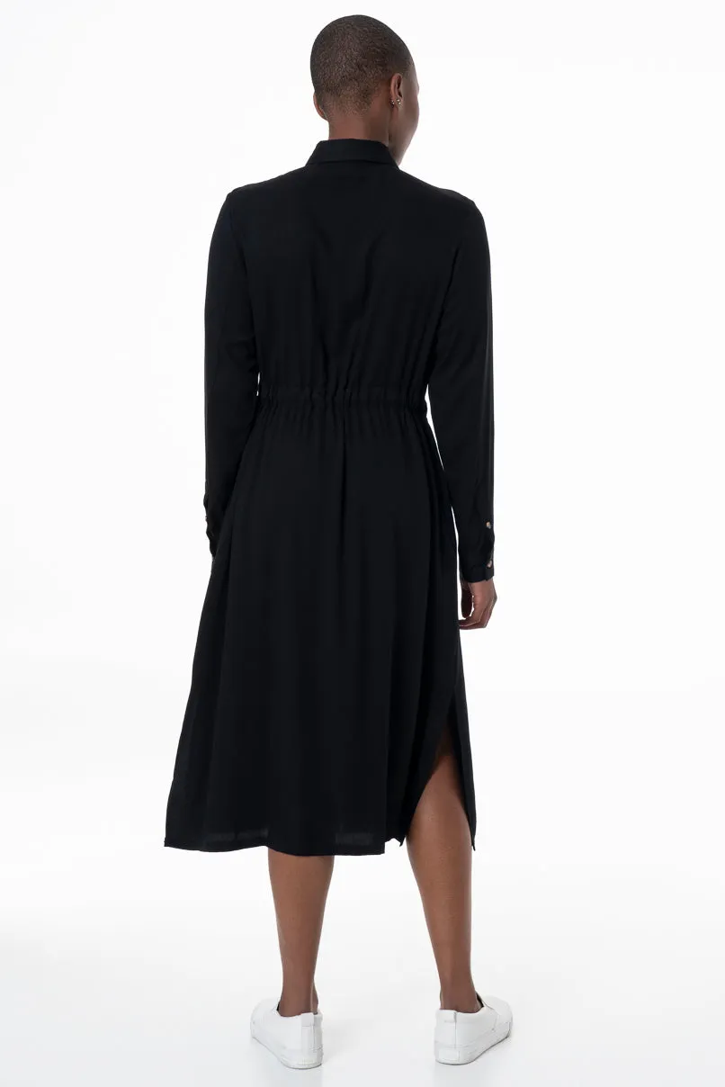 Shirt Dress _ 145777 _ Black