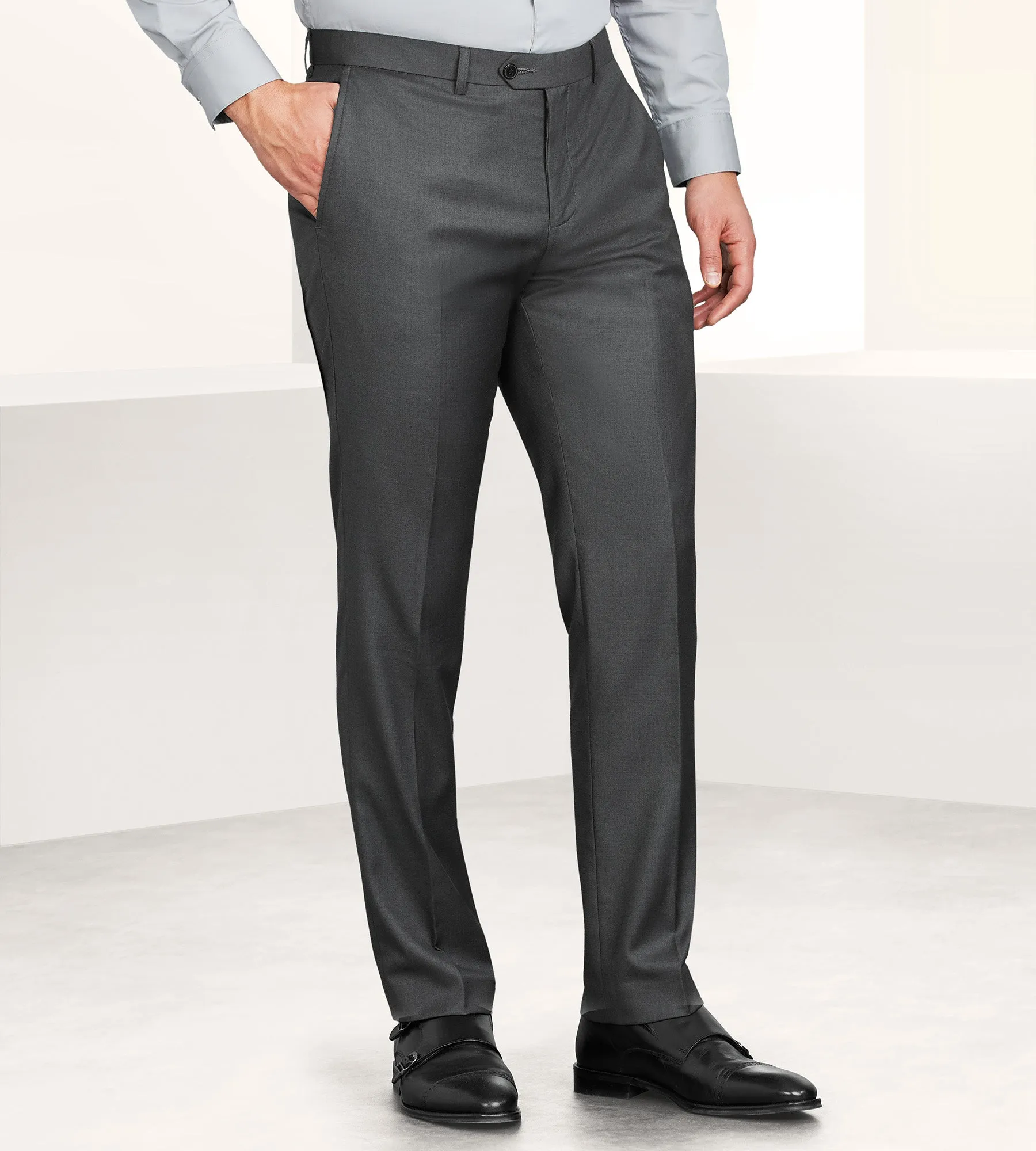 Slim Fit Stretch Suit Separate Pants