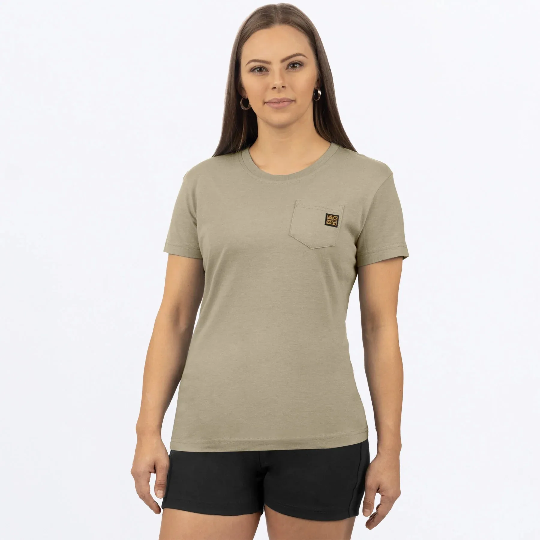 T-Shirt - FXR Women's Work Pocket Premium Boyfriend Short Sleeve, 232222