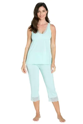 Tank Camisole Cropped Pant Set - Sales Rack