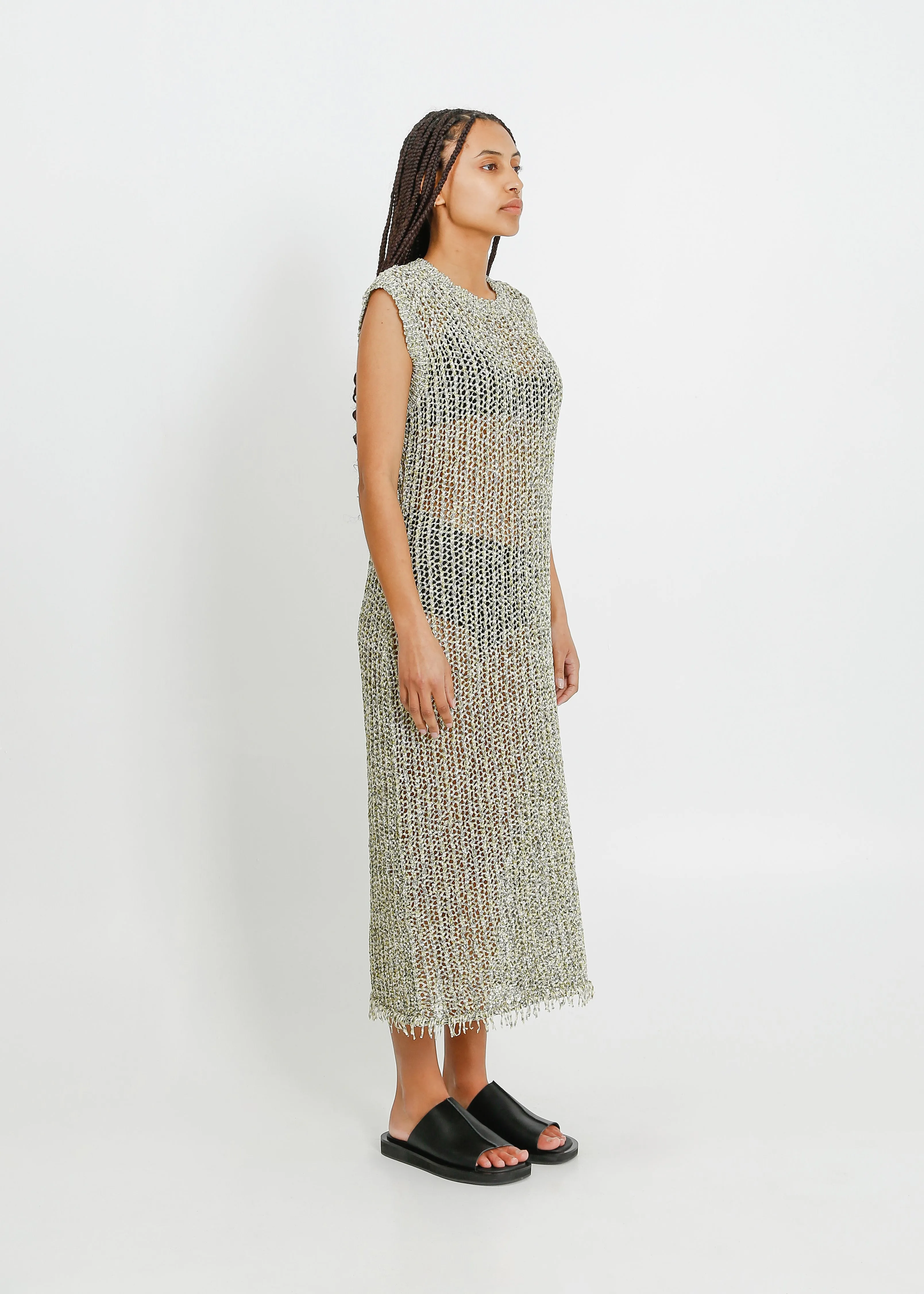 TEGAN KNIT DRESS / LEMONADE MELANGE