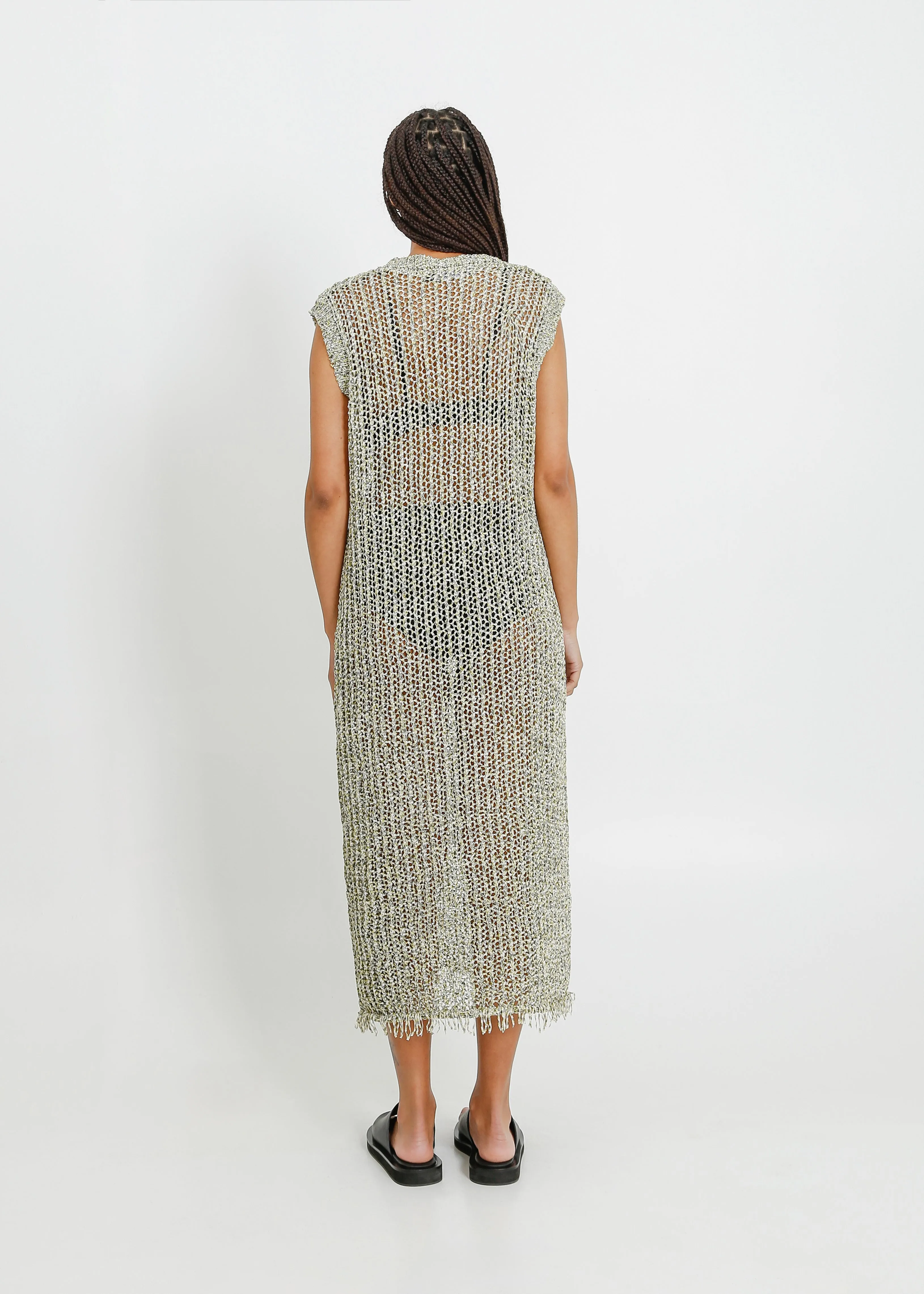 TEGAN KNIT DRESS / LEMONADE MELANGE