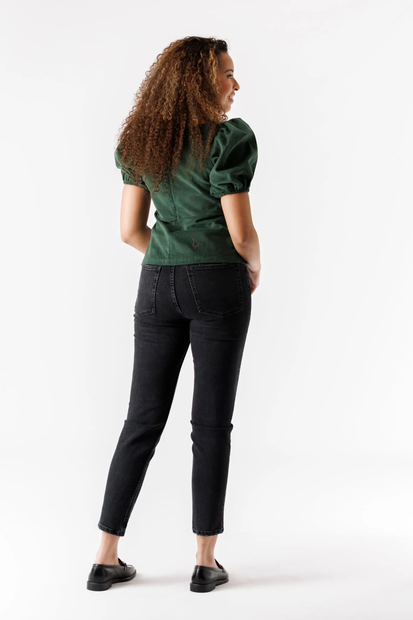 The Chia Blouse - Vine Corduroy