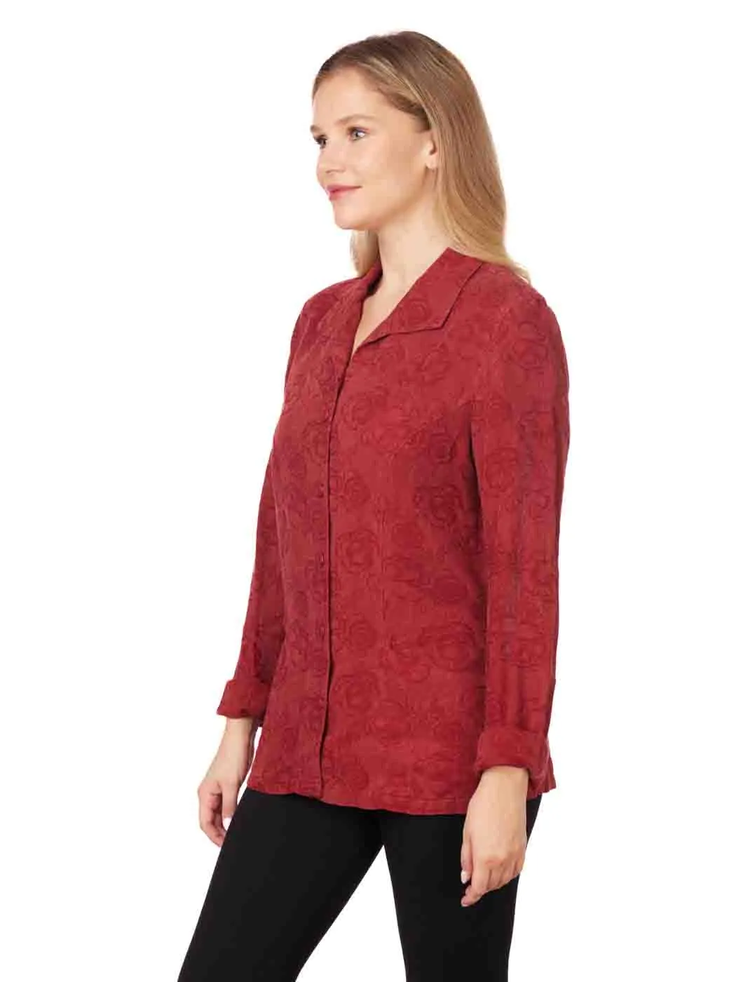 Tianello TENCEL™ "ROSE" Jacquard "JO" Jacket