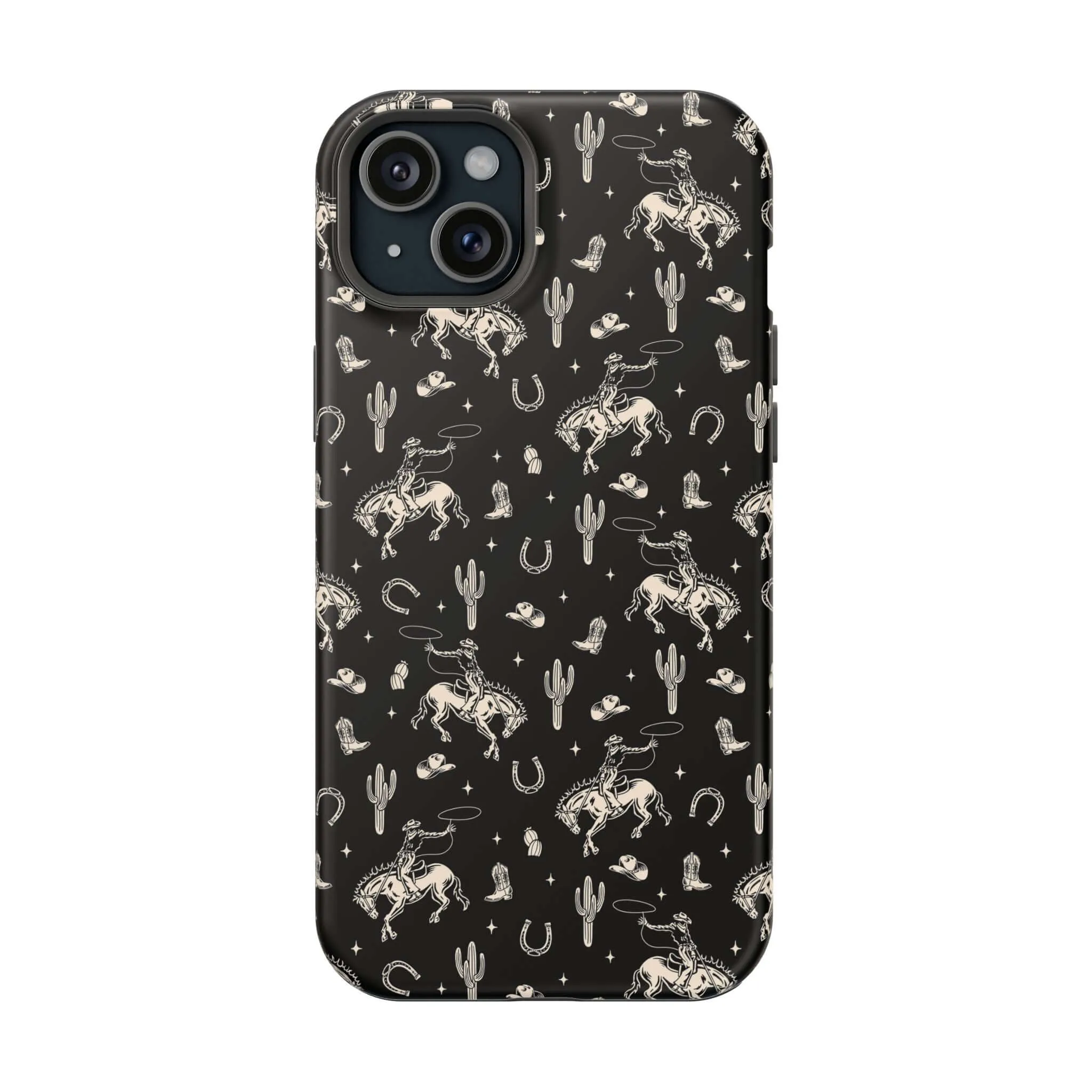 Twilight Cowgirl | Black Western Case